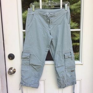 Prana climbing crop cargo pants, size XS (EUC)
